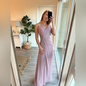 Morilee Madeline Gardner #21659 bridesmaid or prom gown in Desert Rose, size 4